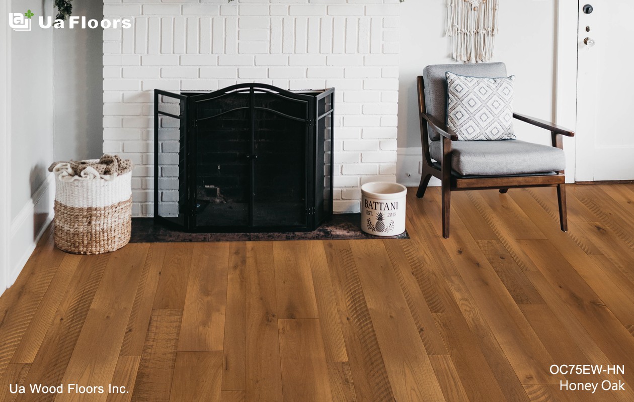 Ua Floors - PRODUCTS|Honey Oak Engineered Hardwood Flooring